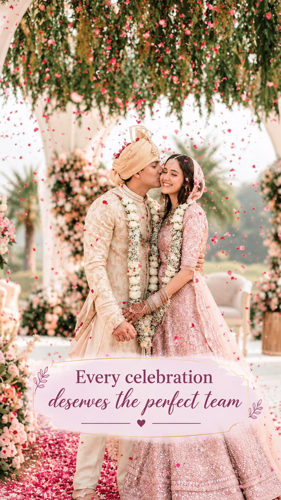 Indian wedding celebration