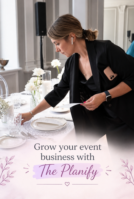 Planify vendor growing her event business